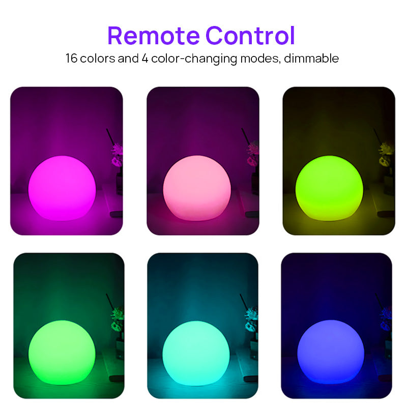 led sphere color chaging